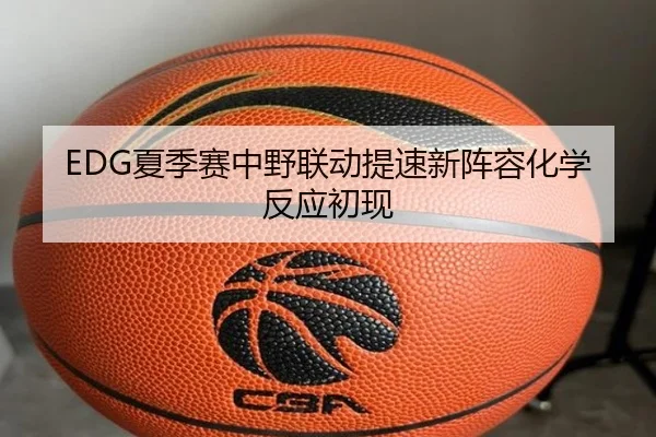 EDG夏季赛中野联动提速新阵容化学反应初现